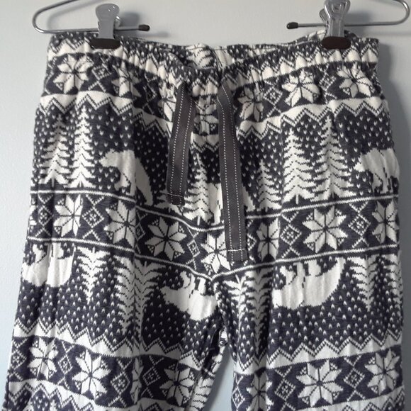 NWOT Old Navy 100% Cotton Fleece Winter Pajama Pants M - Picture 2 of 7